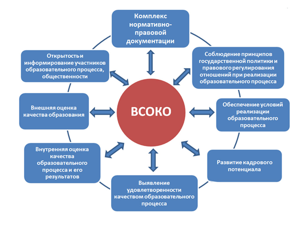 Организационная структура ВСОКО.